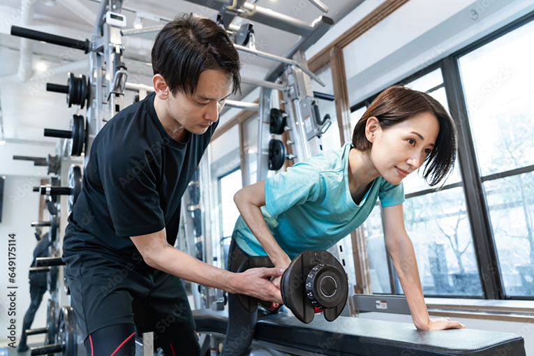 サポートしているトレーナーの写真